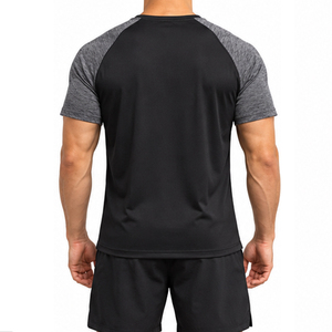 Camiseta de entrenamiento personalizada para hombre, poliéster y spandex de secado rápido, fabricante OEM de ropa de entrenamiento personalizada para entrenamientos diarios. - Product Image 6