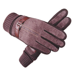 Gants en cuir pour femmes, mode hiver, doublure en cachemire chaude, compatibles écran tactile, pour le cyclisme quotidien, le ski en plein air, les occasions décontractées et les soirées - Product Image 2