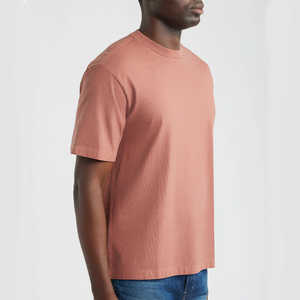 Camiseta de Hombre Personalizada, Color Rosa Polvoriento, 100% Algodón, 230g, Corte Holgado, Venta al Por Mayor, Alta Calidad - Product Image 3