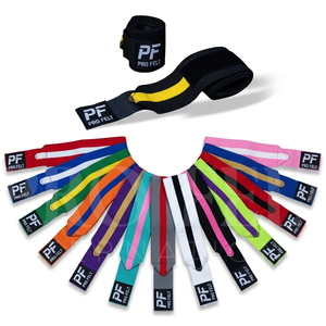 Sangles de poignet réglables à boucle et crochet pour l'entraînement en salle de sport, haltérophilie et powerlifting, soutien robuste, vente en gros directe d'usine, haute qualité - Product Image 1