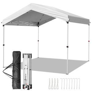 Toldo Exterior de 10x10 pies en Blanco, Pérgola y Gazebo Elegantes para Exteriores - Product Image 1