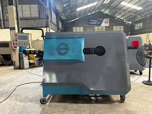 Machine à cintrer les barres en acier inoxydable automatique de haute qualité avec PLC et moteur 3,7 kW pour la construction d'étriers en spirale - Product Image 1