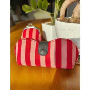 Vestido Casual Rosa con Diseño de Rayas y Corte Evase - Product Image 1