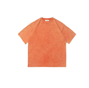 เสื้อยืดผู้หญิงสไตล์วินเทจผ้าฝ้ายนุ่มล้างสีแบบแอซิดแฟชั่นลำลองเสื้อยืดแฟชั่นแขนยาวสำหรับผู้หญิงและผู้ชาย - Product Image 2