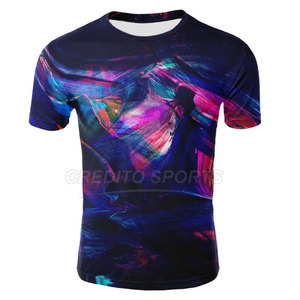 T-shirts de sublimation 100 % polyester toucher doux, coutures durables, vêtements, nouvelle collection 2026, T-shirts de sublimation pour hommes - Product Image 2