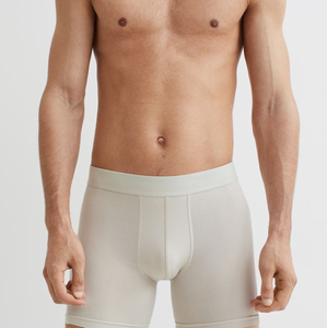 Calzoncillos bóxer para hombre, color negro, económicos, de poliéster/algodón, transpirables, de tiro medio, de secado rápido - Product Image 4