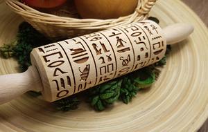 Designer Wooden Rolling Pin for Premium Baking Stylish Kitchen Tool Home Use Events Restaurants Hotels And Gifting Purpose Use - Product Image 4