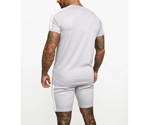 2026 New Custom Luxury 2 <b>PC</b> <b>Set</b> for Men New Design Summer Casual Buttoned Men's Shirts with Shorts Breathable and Comfortable - Product Image 2