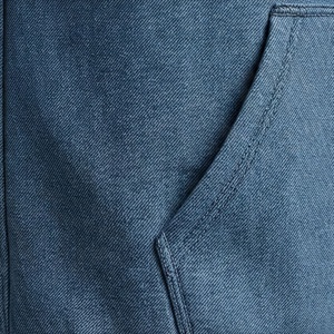 Sweat à capuche thermique surdimensionné pour homme, grande taille, en coton épais 100% avec logo personnalisé, effet vintage délavé, imprimé en molleton français, couleur personnalisée - Product Image 5