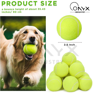 Premium Quality High <b>Bounce</b> Durable Long-Lasting Use Yellow Color Practice Standard Size Tennis <b>Balls</b> For Sports & Training - Product Image 6