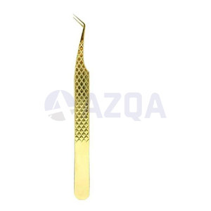 Pinzas para Pestañas con Recubrimiento Dorado de Forma Especial, con Varias Puntas y Alineación Precisa para Aplicaciones de Extensión de Pestañas - Product Image 5