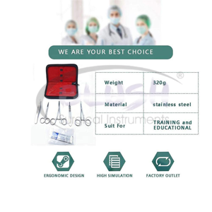 Stainless Steel <b>Suture</b> Practice <b>Kit</b> for Medical Students Orthopedic Surgical Instruments Training by Blush Surgical - Product Image 2