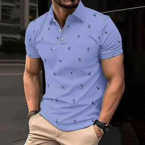 Camisa OEM 2026 para Hombre, Estilo Gótico, Ecológica, de Lona de Alta Calidad, Secado Rápido, Corte Estándar, 3 Botones, 220g - Product Image 1