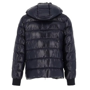 Premium Eco-Friendly Windproof Hooded Puffer <b>Jacket</b> for Men Waterproof Breathable Winter Coat Front Pocket High Quality - Product Image 2