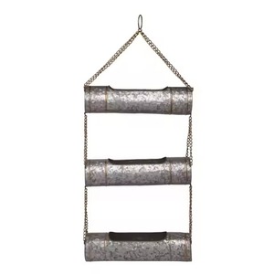 Maceta colgante de metal amarillo con plantas de tomate cherry para jardín, uso en exteriores, maceta colgante. - Product Image 4