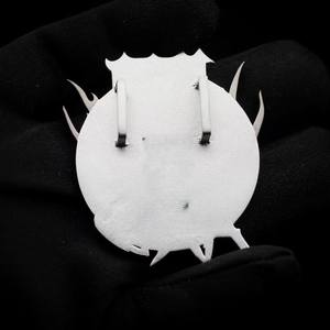 Colgante Redondo de Moissanita VVS, Pasa Prueba de Diamante, Corte Esmeralda, Cadena de Plata 925, Collar con Colgante - Product Image 4