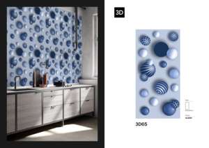 Carreaux de porcelaine émaillée de qualité supérieure, design 3D, 600x1200, 3D65 - Product Image 3