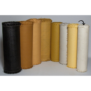 Rollo de ratán tejido a mano de malla de rayón Natural 100%, correas de ratán tejidas de color amarillo claro, muebles Artware, suministros para manualidades - Product Image 5