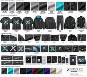Vêtements de sport et d'équipe pour hommes, vêtements d'e-sport |   Noir, gris et six variations de couleurs |   Fabricant OEM ODM |   X Sports City | - Product Image 4