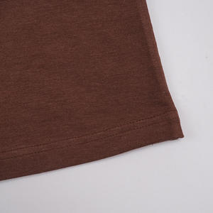 Camiseta sin mangas de punto de color liso para hombre, cuello redondo, estilo casual, chaleco marrón sin mangas, conjunto casual ajustado para verano - Product Image 3