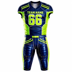 Conjunto de Uniforme de Fútbol Americano Personalizado 2026, Último Modelo, Jersey y Pantalones, Diseño por Sublimación, Ropa Deportiva Resistente para Equipos, Fabricante - Product Image 2