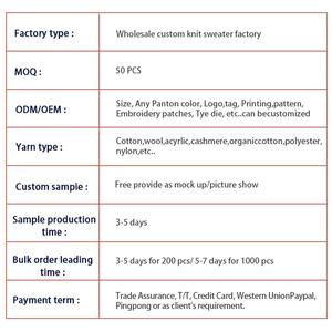 Suéter de punto para mujer, suave, de mezcla de algodón, con logotipo jacquard personalizado, para golf y deportes, de malla de ganchillo, top de punto abierto, oversize, estilo preppy, OEM, al por mayor - Product Image 6