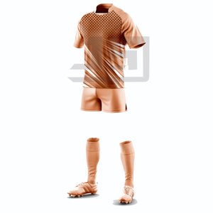 Maillot de football américain de haute qualité JAMEZ SPORTS avec broderie 3D personnalisée du nom de l'équipe, col en V, manches courtes, écologique, 100% coton - Product Image 4
