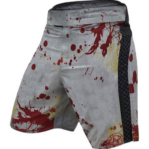 Wholesale Custom Made MMA Fight <b>Shorts</b> for <b>Men</b> Mid Elastic Solid Sublimated Printed Canvas Fabric Quick Dry Breathable Low Cost - Product Image 5