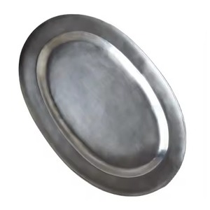 Plateau à chocolat créatif en métal, plateau de service en acier inoxydable pour bonbons, assiette à dessert, décoration de table - Product Image 3