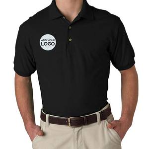 Camiseta Polo con Bordado Personalizado, Tela Jersey con Patrón Impreso, Camisetas Polo de Verano, Polo Deportivo Ajustado de Moda Tri-Blend - Product Image 3