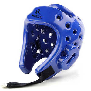 อุปกรณ์ป้องกันศีรษะเทควันโด ทำจากหนังวัว ระบายอากาศได้ดี เป็นมิตรกับสิ่งแวดล้อม กระชับพอดี เหมาะสำหรับการฝึกศิลปะการต่อสู้ทั่วไป - Product Image 1