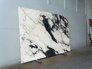 Offre Spéciale : Dalles de pierre naturelle premium San Simon Marble Quartzite Calacatta Nero pour cuisine, disponibles au prix export. - Product Image 5