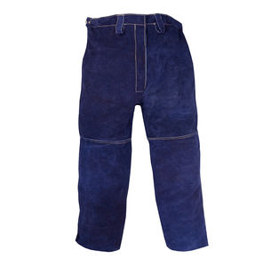 Pantalon de soudeur en cuir de vachette pleine fleur de qualité supérieure, résistant et durable, vêtement de sécurité industriel pour le travail du soudeur - Product Image 6