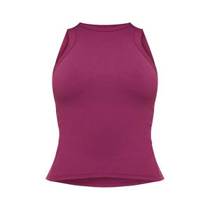 High Quality Custom Women's Gym <b>Workout</b> <b>Tank</b> <b>Tops</b> Hot Selling Cotton Jersey Lace Athletic Fitness Singlet <b>Tops</b> Custom Logo Print - Product Image 5