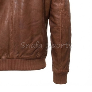 Genuine Leather <b>Jacket</b> High Quality Best Selling Trendy Casual Wear Fashion Style Leather Coat <b>Jackets</b> for Men - Product Image 5