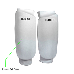 Protège-avant-bras unisexe en NBR noir pour l'entraînement au karaté et au taekwondo, équipement d'arts martiaux avec logo personnalisé, modèle 505, commande minimum 1 pièce - Product Image 1