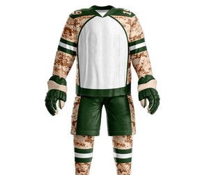 Nuevo Uniforme de Hockey sobre Hielo para Hombre, Cosido a Medida, Cómodo, Antiarrugas, Transpirable, de Primera Calidad - Product Image 1