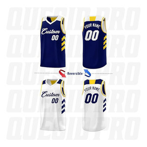 Maillots de basket en gros, vêtements de sport, sublimation, logo personnalisé, commande d'équipe à prix abordable, maillots de basket de qualité supérieure avec broderie - Product Image 2