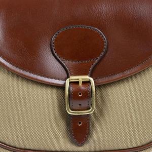 Elegante bolsa de almacenamiento de cartuchos de cuero, correa de hombro ajustable hecha a mano para exteriores, para uso en viajes de camping y senderismo - Product Image 4