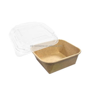 Caja de Comida Desechable de Papel Kraft con Logotipo Personalizado de Taiwán, Caja Ecológica para Llevar - Product Image 1