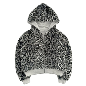Sweat à capuche zippé double couche pour homme, hiver |   100% polyester, polaire épaisse |   Logo et design de poche personnalisés |   Approvisionnement en gros - Product Image 2