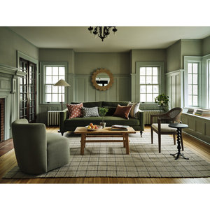 Miroir plat en rotin encadré - Product Image 3