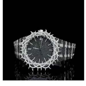 Brand New High Quality Customized Iced Out Lab Grown Diamond <b>Watch</b> Stainless Steel 20mm Band Business Luxury for <b>Men</b> - Product Image 3