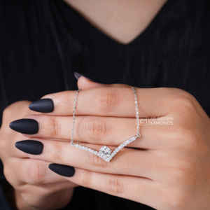 Colgante de Lujo de Plata S925 con Moissanita de Corte Redondo para Mujer, Calidad VS EF, con Veinte Dos Piedras, Regalo de Joyería para Aniversario de Bodas - Product Image 2