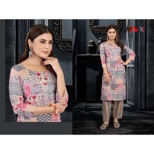 TOP ESTAMPADO LAMINAL ALGODÓN CON FONDO MARRÓN - Product Image 1