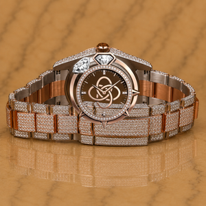 Men's Full Moissanite <b>Diamond</b> <b>Watch</b> Luxury Iced Out Bracelet Wristwatch - Product Image 4
