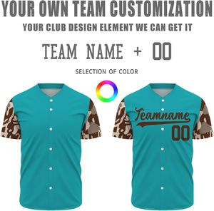 <b>Top</b> Quality Men's Sublimated Baseball Jersey Uniform 100% Polyester Breathable Sportswear Team Sublimated Baseball Shirt - Product Image 3