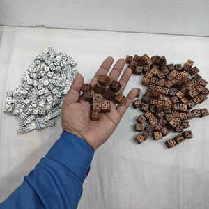 Dés de jeu en os de buffle de qualité supérieure 11*11mm pour jeux de table, faits à la main, hautement polis, taille personnalisable - Product Image 6