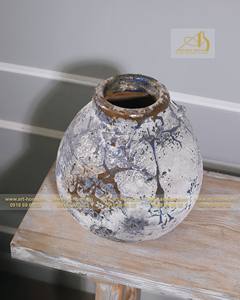 ATLANTIS AN831H26 Juego de Macetas y Jardineras de Cerámica Modernas con Diseño Único para Hogar, Jardín y Hotel - Product Image 3