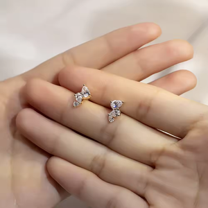 Indian Manufactured Luxury Lab Grown Diamond <b>Earrings</b> for Women Certified Brilliant Cut Sustainable Fine Available For Sale - Product Image 4
